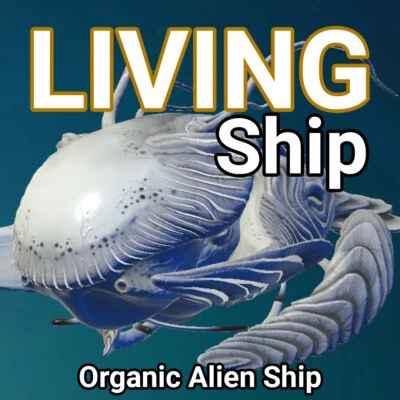 No Mans Sky Living Organic Ship + S-Class Upgrades +Storage! PC, XBOX, PS4 & PS5