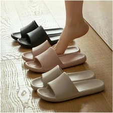 Shimoyama Lightweight Soft EVA Bathroom Slippers Pink 37-38 Grey 44-45