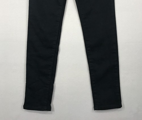 Jordache Jeans Girl's 10 Black Skinny Slim Denim Ankle Pockets Stretch Dark Wash - Picture 7 of 13