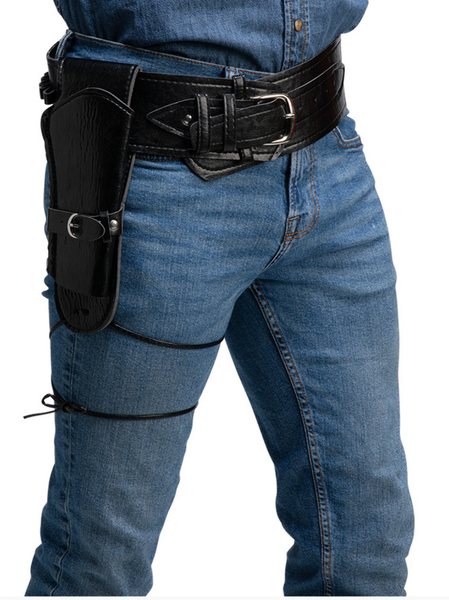 Deluxe Cowboy Holster GüRtel & Pistole Erwachsene Western Wilder Rodeo KostüM Dr-image