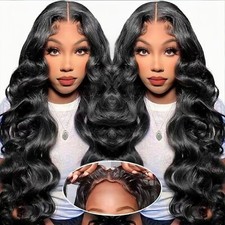 5x5 HD Lace Closure Wigs Human Hair for Women 180 Density Wear and Go Glueless