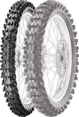 NEW Pirelli  3842300 Scorpion MX32 Mid-Soft Rear Tire - 80/100-12 MX HONDA KTM