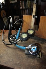 Systems Sub-Aquatic Sub X Mouthpiece Scuba Diving Dacor Pressure Gauge UNTESTED
