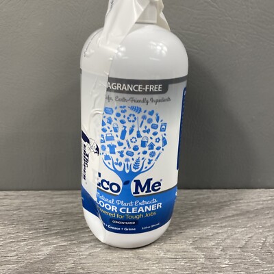 Eco Me Natural Non-Toxic Multi-Surface Floor Care Cleaner Fragrance Free 32oz