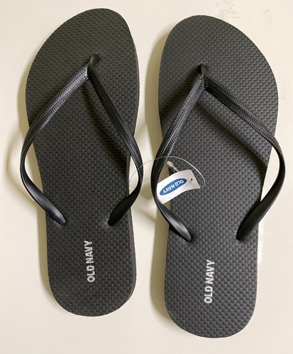OLD NAVY Women's Black Classic Flip-Flops Slip-On Sandals Shoes -Size 11-  NEW | eBay