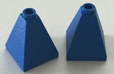 NEW* 4 Pieces Lego BLUE 2x2x2 SLOPE 75 Quadruple Convex 3688 Open