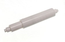 Toilet Roll Holder Spare White Plastic Sprung Roller Only - NEW Onestopdiy