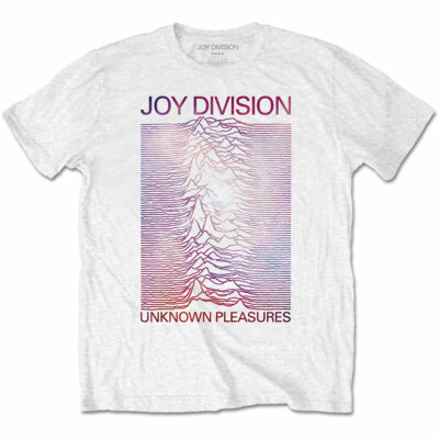 JOY DIVISION - Space - Unknown Pleasures Gradient T-Shirt OFFICIAL MERCHANDISE