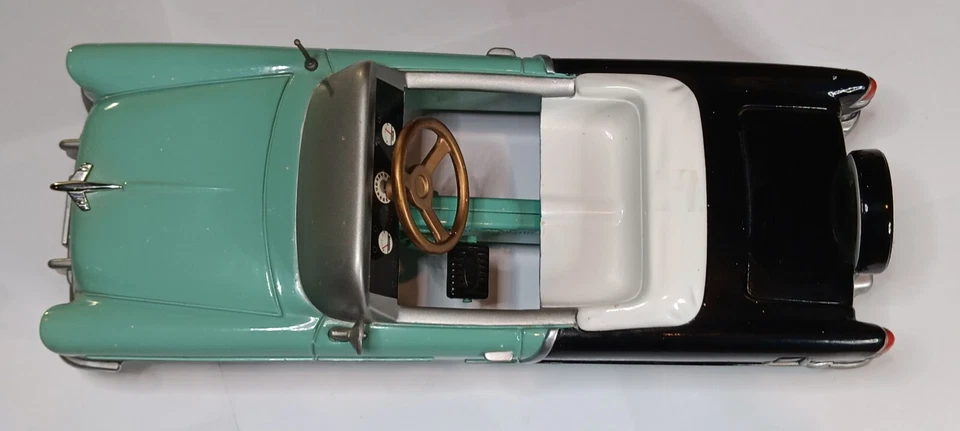 Gearbox - Chevy Bel Air 1:18 Pedal Car Model - aqua blue Black white — 第 3/4 张图片