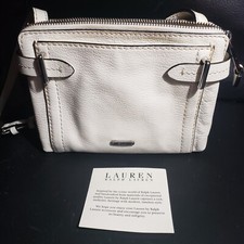 Cartera Bandolera Ralph Lauren Blanca LRL