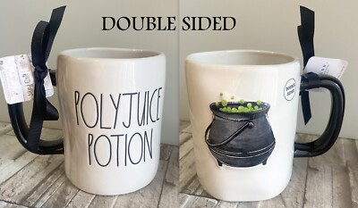 RAE DUNN Harry Potter POLYJUICE POTION CAULDREN Double Sided 3D Coffee Mug  24 oz | eBay