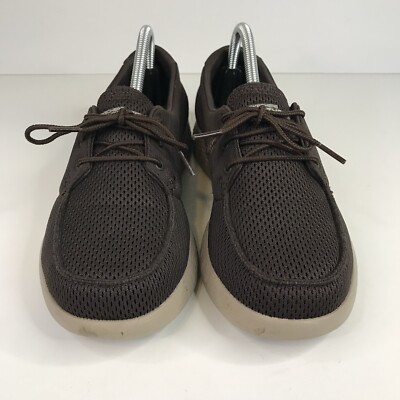 ユウ Skechers On the GO Glide Aboard Chocolate Sneakers Men's 7.5 Brown