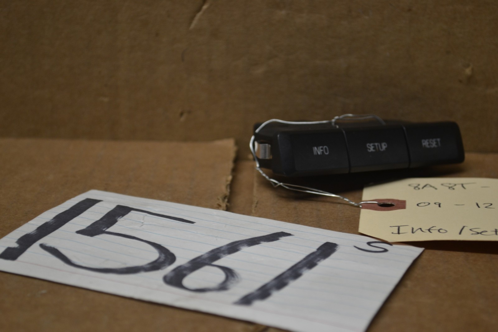 09 10 11 12 Ford Flex Information Setup Reset Switch Control Power #1561-S 