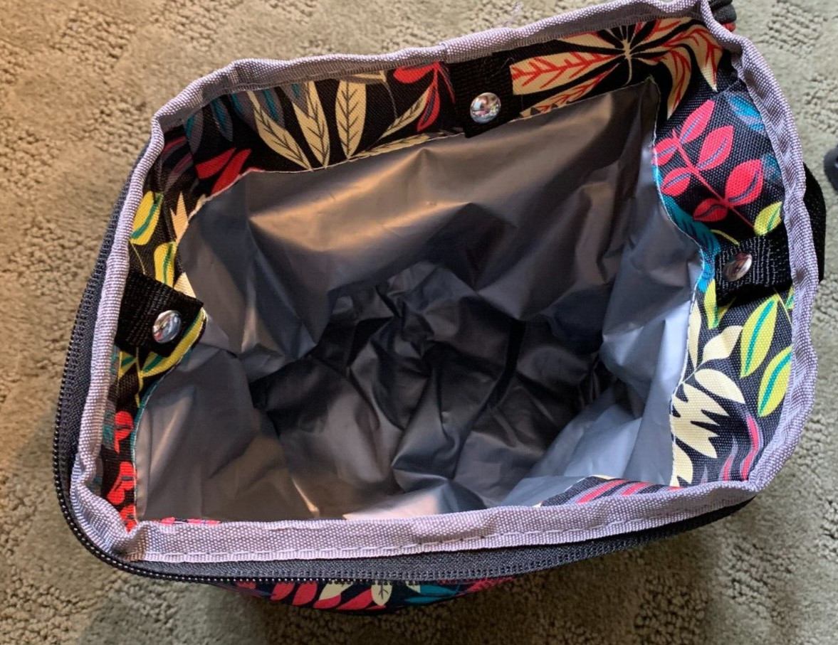 HOTOR Car Trash Can with Lid and Storage Pockets, 100% Leak-Proof Car Organizer