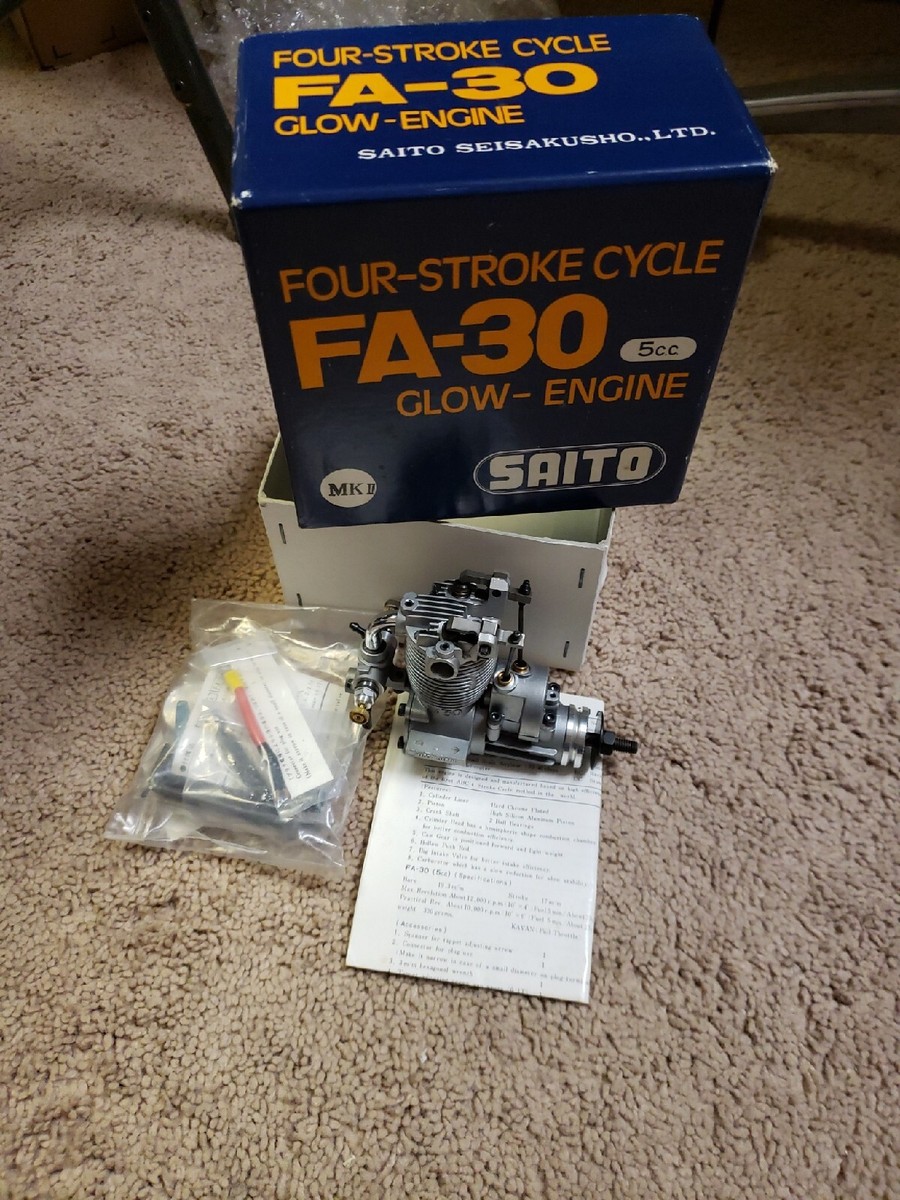 Saito Engine - Saito FA-30 - FA 30 open rocker - NIB | eBay