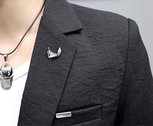 Mens One Button Casual Blazers Jacket Lapel Collar Summer Slim Fit Coat Outwear - Bild 11 von 15