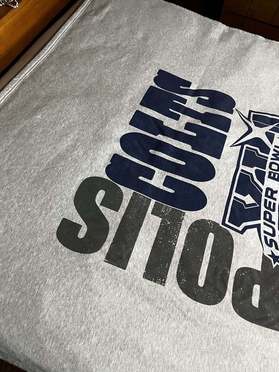 NFL Super Bowl XLI Blanket Vintage Colts Vs Bears 80” Long 60