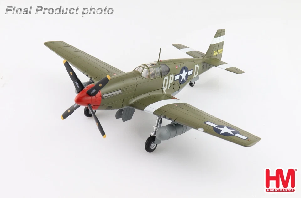 P-51B Mustang, USAAF 4th FG, Steve Pisanos, WW II, Hobby Master 1:48 HA8515 - Immagine 3 di 4