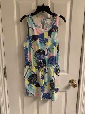 NWT-Girls Arizona Multicolored Romper-Size X-Large 16