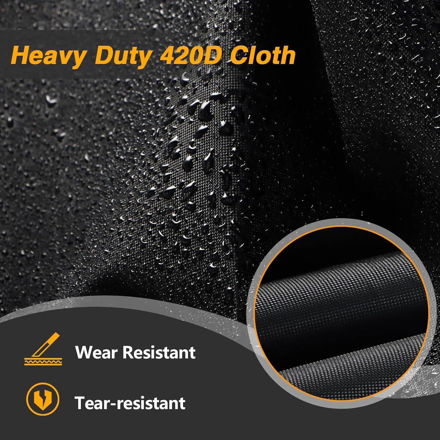 1Pc Industrial Fan Cover 420D Dustproof  for Commercial & Industrial Up to 30 