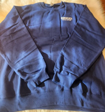 New GEICO Embroidered Navy Blue Clique Mens XL Sweatshirt