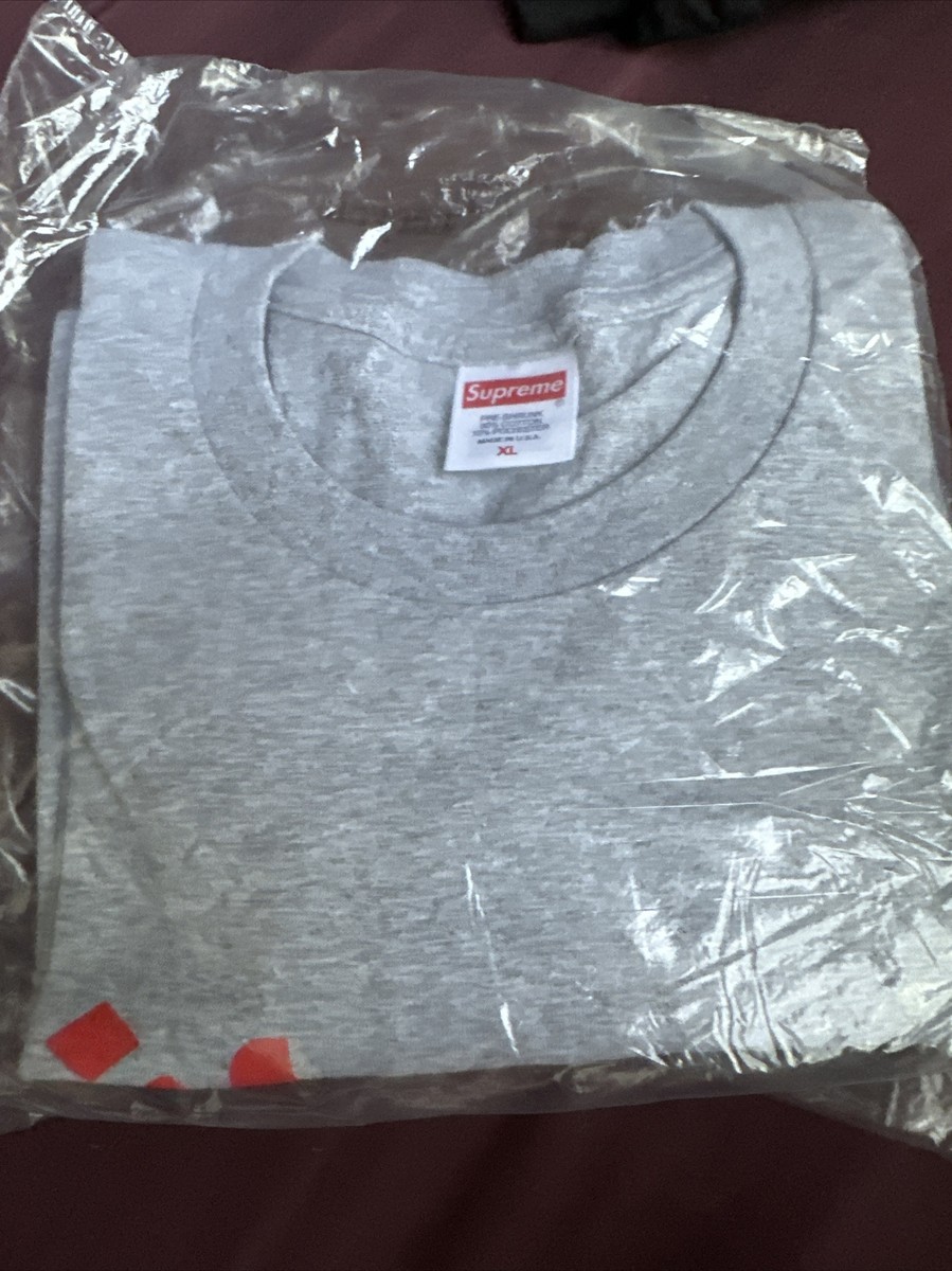 トップス Supreme Arabic Logo Tee \"Heather Grey\" Supreme Heather Grey Arabic Logo T-Shirt | PacSun