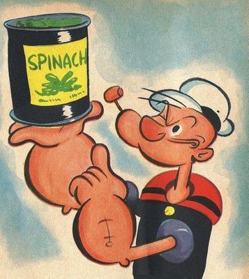 Popeye # 10 - 8 x 10 Tee Shirt Iron On Transfer