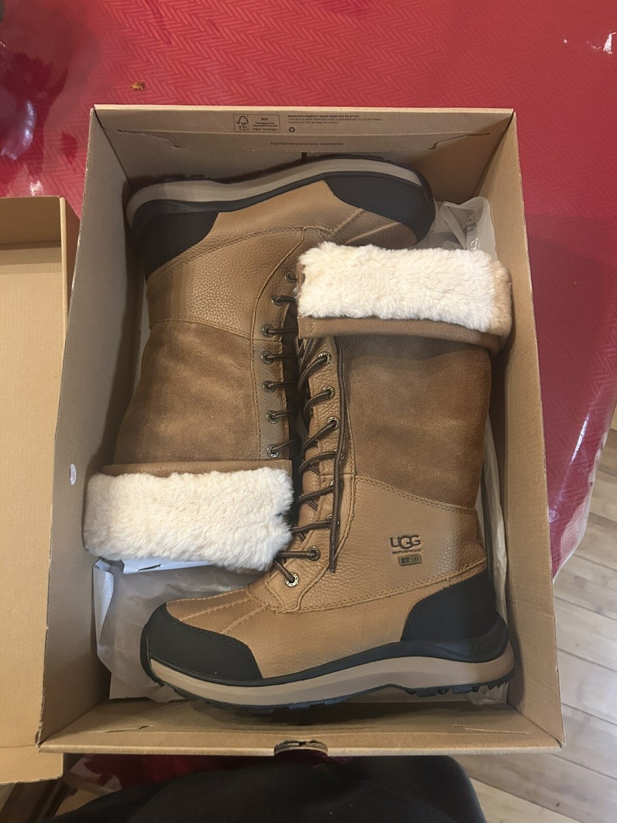 UGG Adirondack Tall III Women's Snow Boot Chestnut Size