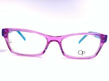 Ocean Pacific OP 843 Grape Purple Blue Rectangle Kids Glasses Frames 47[]15 130
