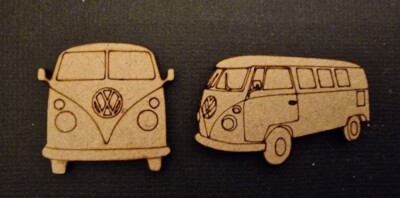 Wohnmobil MDF Bastelformen / Verzierungen. Verschiedene Größen und Packmengen
