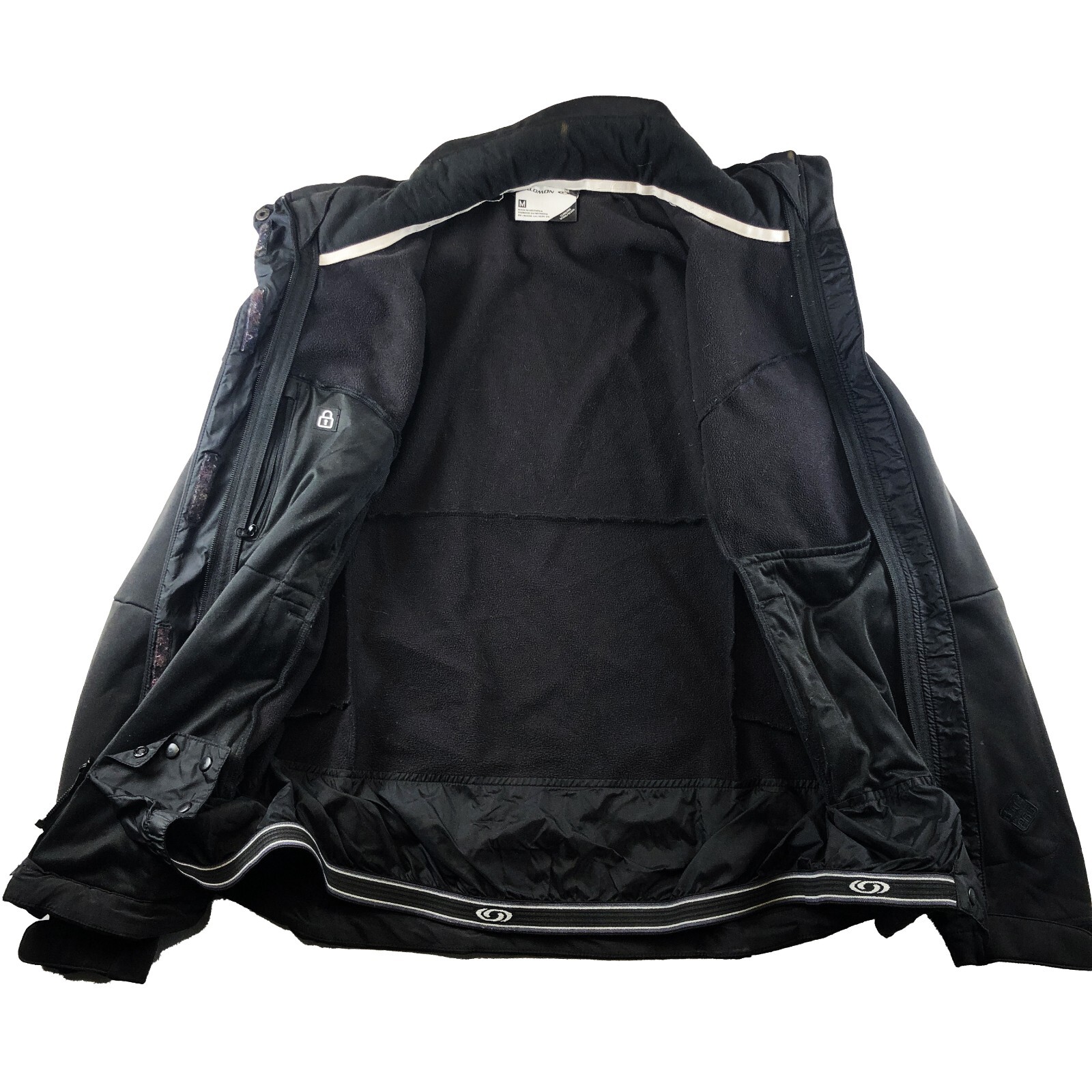 Salomon ClimaPro 10.000 Giacca nera da sci uomo taglia M