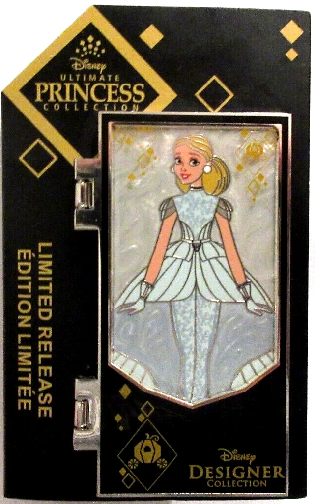 DISNEY 2022 ULTIMATE PRINCESS DESIGNER COLLECTION CINDERELLA HINGED PIN #149821