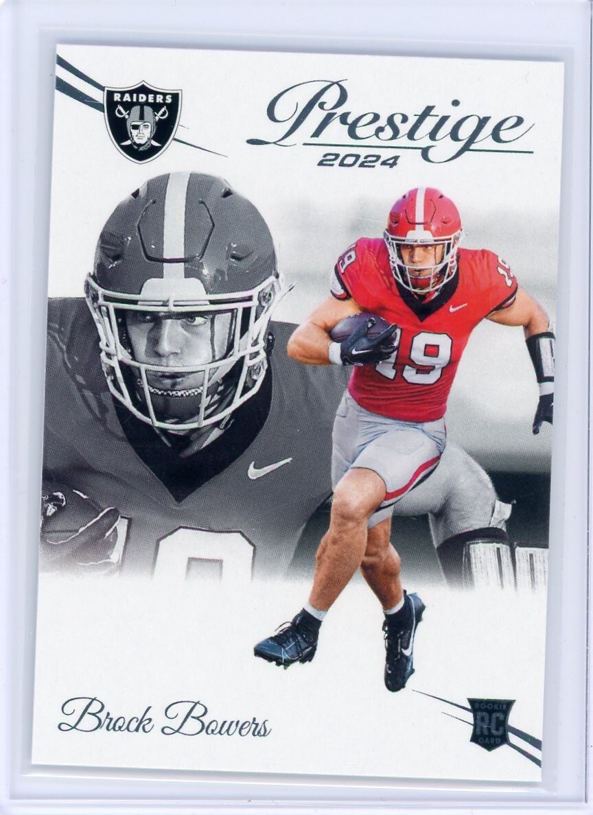2024 Panini Prestige RC #305 BROCK BOWERS Las Vegas Raiders