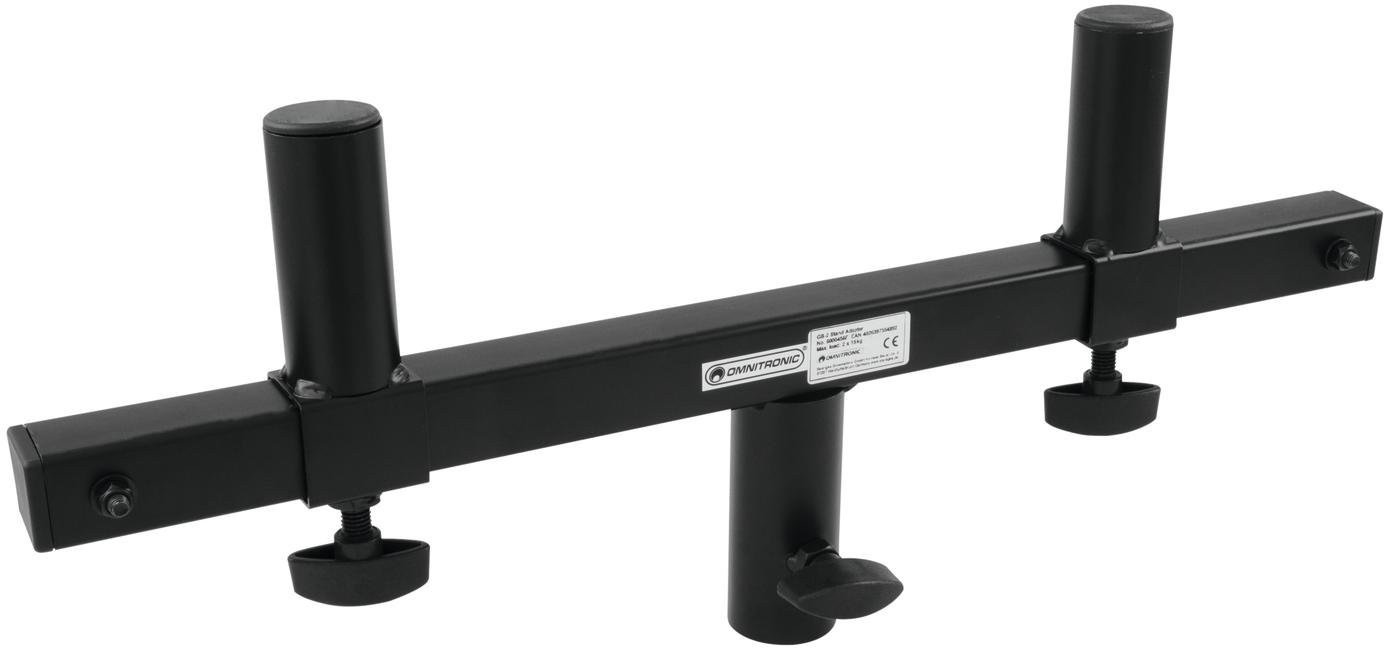Omnitronic GB-2 Adattatore Stand Doppia Cassa 310-450mm