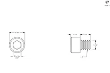4-40 Socket Head Socket Cap Screws, Allen Hex Drive Stainless Steel 18-8 