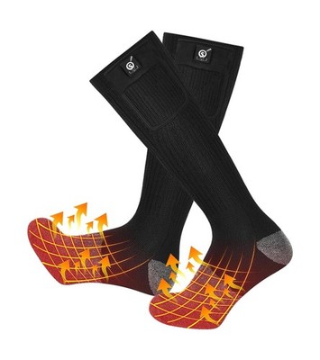 SNOW DEER Upgraded Rechargeable Electric Heated Socks，Ultimate Foot... Fa
