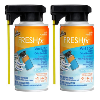 2 PACK Armor All Fresh Fx Tranquil Skies Vent Cleaner Odor Neutralizer 5oz