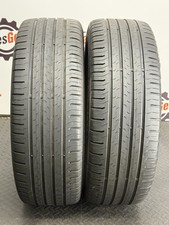 2x 215 55 R17 94V CONTINENTAL CONTIECOCONTACT5 3-4+MM TESTED FREE FITTING