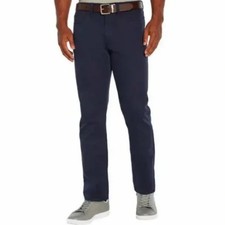 Banana Republic Navy Men  s Slim Straight 5  Pocket Stretch Pant 40x32 NWOT