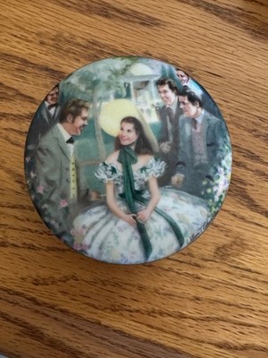 Scarlett At Twelve Oaks Gone With The Wind Music 1991 Trinket Box Premier Issue