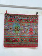 Antique Rare Collectible Hand Knotted Turkey Oushak Rug Fragment 60x65 Cm