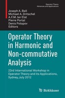 Operator Theory In Harmonic And Non-Commutative Analysis Pierre Portal