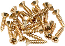 Fender Pickguard - Control Plate Mounting Screws 24 GOLD