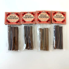 4 Pack Trader Joe's Bully Chewers Beef Skin Bully Sticks Dog Treats
