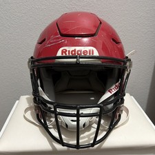 2022 Yth Red Black Facemask Riddell Speedflex Football Helmet Youth Large