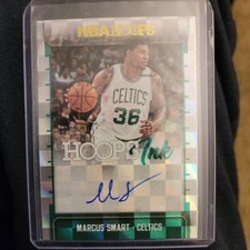 Marcus Smart NBA Hoops Hoops Ink Autograph 2017 Panini Rare card Boston Celtics 
