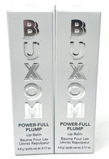 2 Buxom Power-Full Plump Lip Balm New In Packaging 0.17 oz Each BIG O