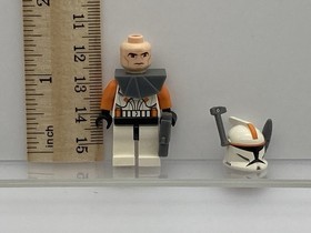 Lego Star Wars: The Clone Wars: Clone Trooper Commander Cody Minifig Incomplete