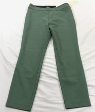 women's A New Day pants size 8R olive skinny stretch size zipper polyester