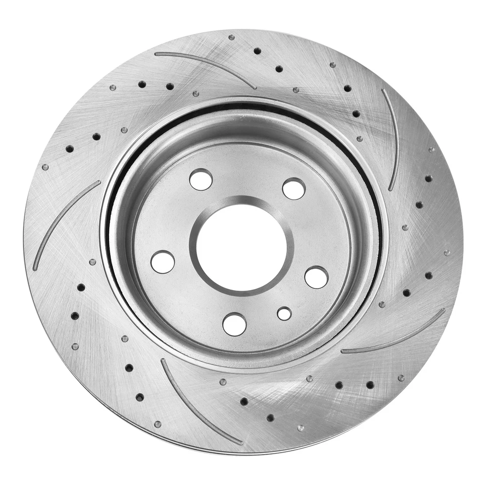 315mm Rear Drilled Disc Rotors Brake Pads Kit for LaCrosse Regal Impala Malibu Foto 4 de 4